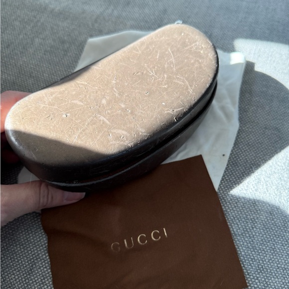 Gucci White Aviator Sunglasses - Picture 7 of 8